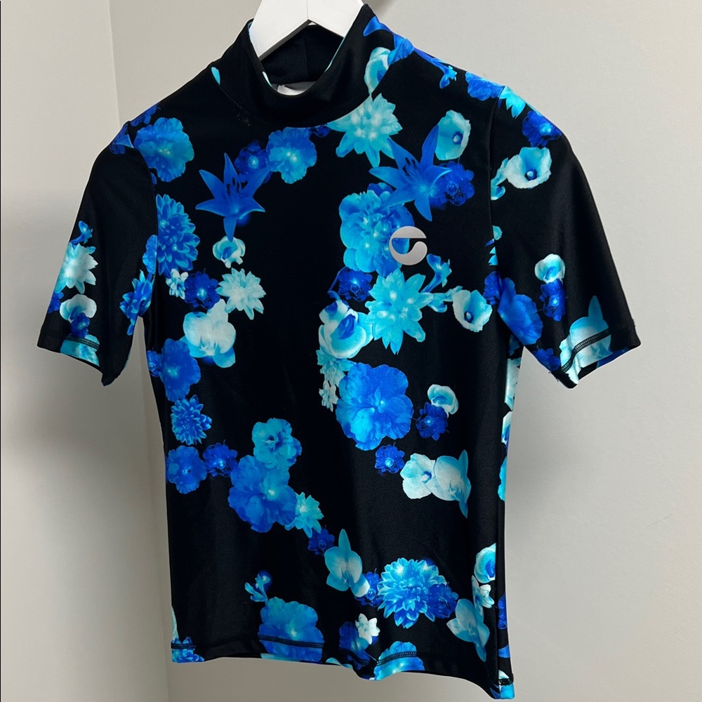 Coperni Floral Spandex Top